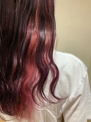 ロング カラー yamauchi mikuのヘアスタイル