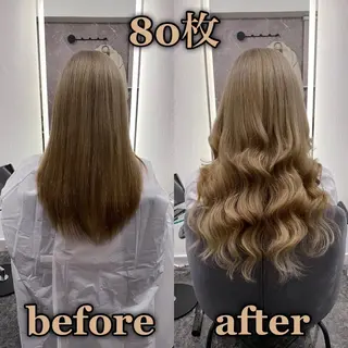 ロング Yu シールエクステのヘアスタイル