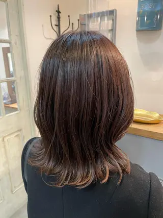 ミディアム 福田 ジュンキのヘアスタイル