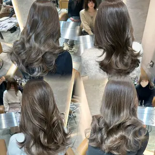 セミロング 銀座副店長/レイヤー /髪質改善/田島のヘアスタイル