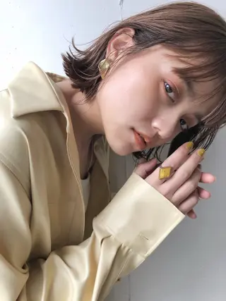 ミディアム カラー “ミニモ最高評価獲得 “代表"Kohei"のヘアスタイル