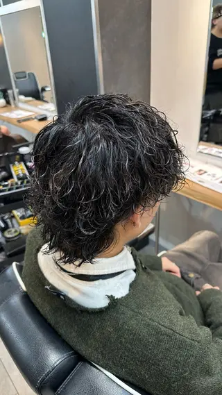 パーマ メンズ 💥律喜💥/パーマ /メンズ/フェードのヘアスタイル