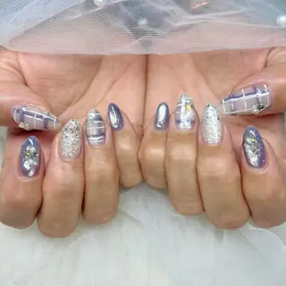 ネイル Y🩵 Jasmineのネイルデザイン