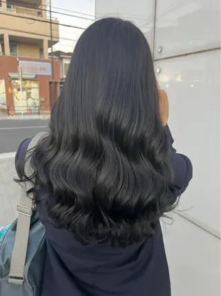 ロング カラー 大和市の白髪ぼかし 職人￤柳川拓哉のヘアスタイル