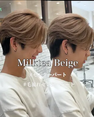 カラー メンズ 菅野 心悠/メンズヘアのヘアスタイル