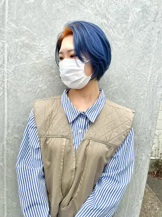ショート カラー 一ノ瀬 暁のヘアスタイル
