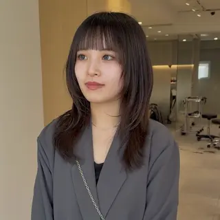 セミロング カラー noa/ 渋谷のヘアスタイル