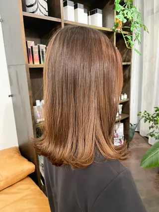 セミロング ボブ/レイヤーカット sumireのヘアスタイル