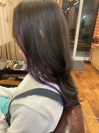 ロング 神谷 知紀のヘアスタイル