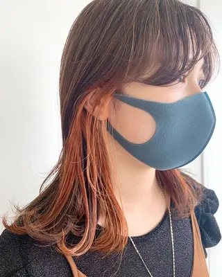 セミロング カラー レイヤーカット 🪩yurikaのヘアスタイル