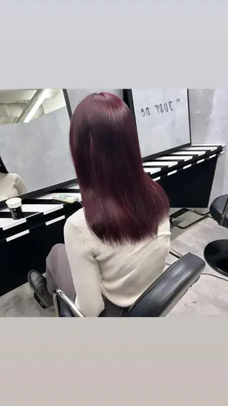 セミロング 縮毛矯正・髪質改善 特化 出納 直起のヘアスタイル