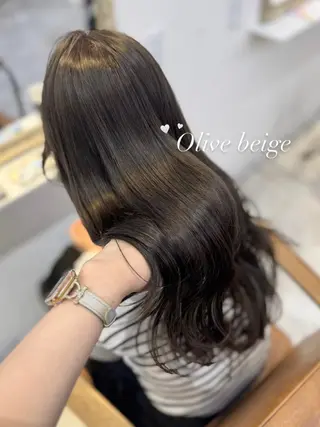 ロング カラー mareka/顔周り /透明感カラー🤍のヘアスタイル