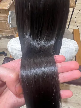 ロング 松山 麻一のヘアスタイル