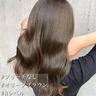 セミロング カラー モテ前髪 タゴメ シンヤのヘアスタイル