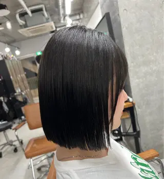 ショート カズキ🌼曲がる 縮毛矯正のヘアスタイル