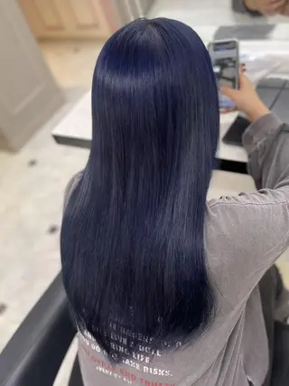 カラー 大人っぽ韓国ヘア 寒色💙yuma💙のヘアスタイル