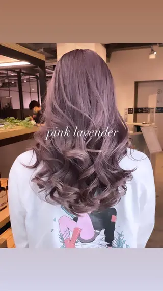 ロング カラー 💜ハイトーン💛 マジカルかいちゃんのヘアスタイル