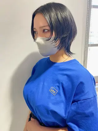 ショート カラー 新井 広之のヘアスタイル