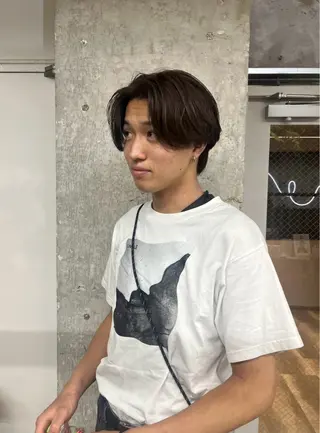 ショート カラー メンズ 小長谷 夕菜のヘアスタイル