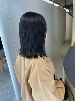 ミディアム カラー 🦋うる艶透明感ヘア 今井達也のヘアスタイル