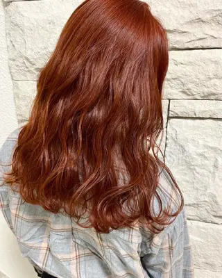 ロング カラー ヘアアレンジ メンズ キッズ ネイル マツエク・マツパ 透明感カラー🤎 ゆりのヘアスタイル