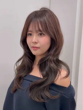 ロング カラー ririka/ 透明感カラーのヘアスタイル