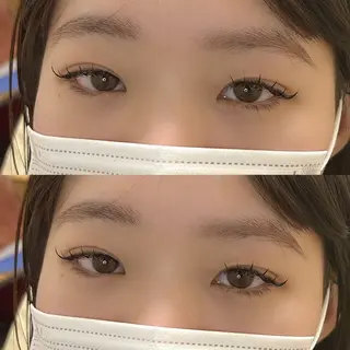 マツエク・マツパ 束感まつ毛／艶カラー おがたゆうか🎀‎のマツエク・マツパデザイン