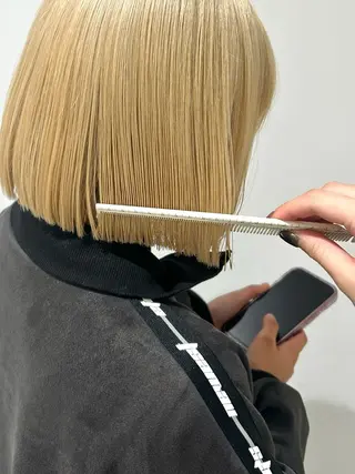ミディアム 👔ボブ﹨髪質改善 ストレート🩳ももかのヘアスタイル