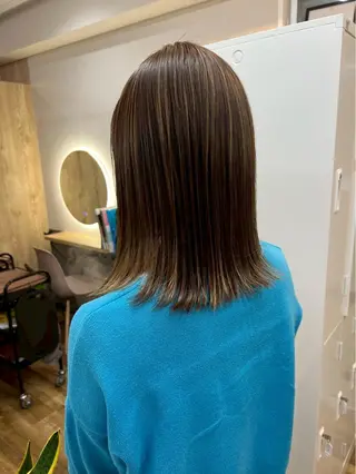 ミディアム ayaka 🍀のヘアスタイル