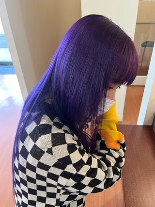 ロング カラー 犬塚 梨花のヘアスタイル