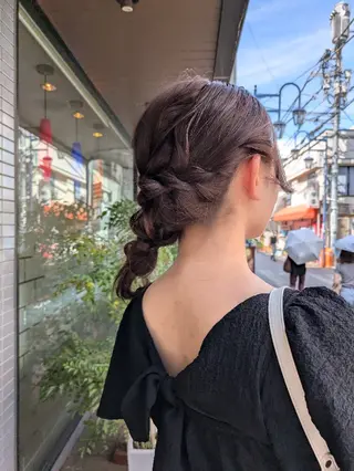 ヘアアレンジ 大人女性カット/ヘア セット✨️片本🌸のヘアスタイル