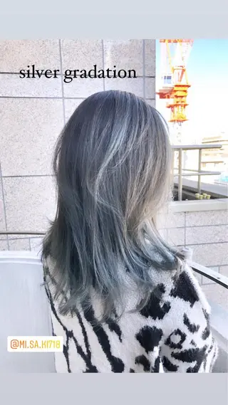 セミロング カラーアンドケアリタ kitamuuuのヘアスタイル