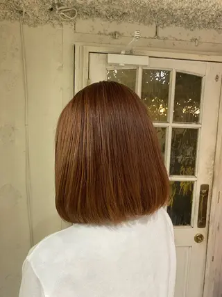 ミディアム カラー 透明感うる艶カラー ¦コユキ🫧💞のヘアスタイル
