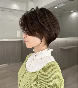 ショート 白髪率別白髪ぼかし /なおき/表参道のヘアスタイル