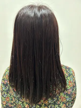 セミロング カラー 荒木 友那のヘアスタイル