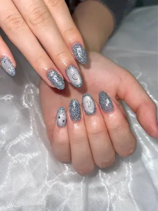 ネイル yume 大人ガーリーネイルのネイルデザイン