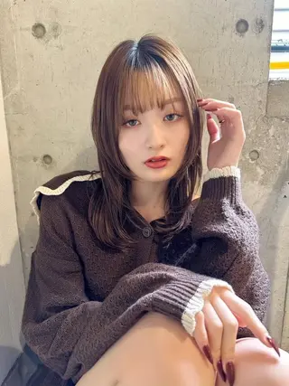 ロング ルービック難波／韓国 /艶カラー/KAZUのヘアスタイル