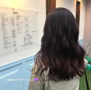 カラー garden HAIR 優月のヘアスタイル