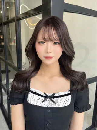 ロング カラー maisonHALU /古吉かやのヘアスタイル