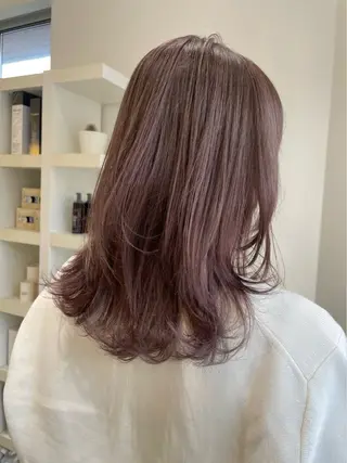 セミロング mir MIYUのヘアスタイル