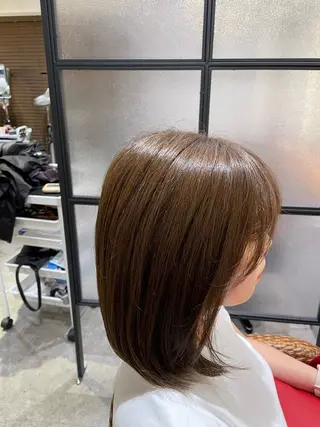 セミロング 透明感カラー/ カット🎀あつこ🎀のヘアスタイル