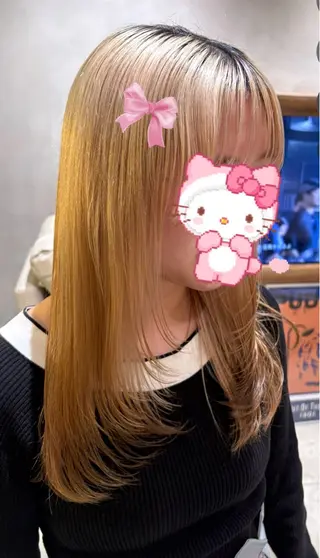 セミロング カラー PANOLA所属・カットモデル募集 🐈‍⬛🪄˚✧ツカのヘアスタイル