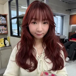 ロング カラー 🍒暖色カラー🍒 渋谷/YUUのヘアスタイル