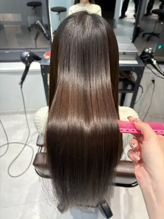 ロング ninaアイドル前髪 ×透明感🎀のヘアスタイル