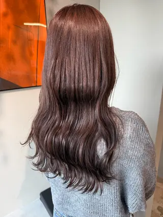 ロング 安藤 里奈のヘアスタイル