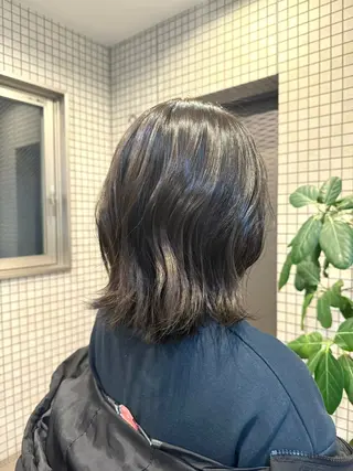 ミディアム 透明感カラー🪡🤍 nanao🤍🪡のヘアスタイル