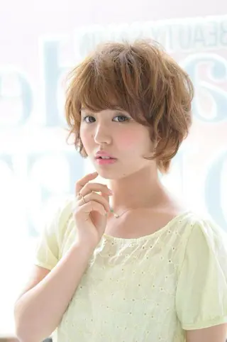 ショート ミディアム カラー 内藤 達也のヘアスタイル