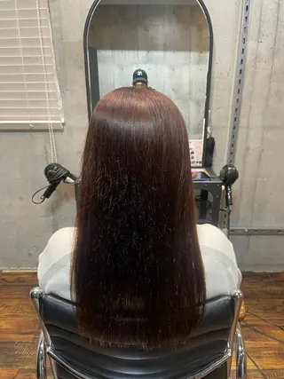 ロング 松井 千桜のヘアスタイル