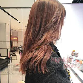 ロング カラー 相川 愛実のヘアスタイル