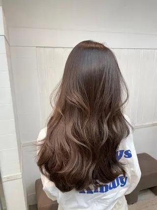 セミロング カラー パーマ ヘアアレンジ newi grande 横浜店のヘアスタイル